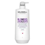 Balsam pentru Par Blond - Goldwell Dualsenses Blondes &amp; Highlights Anti-Yellow Conditioner, 1000 ml