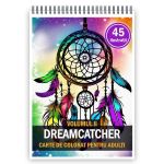 Carte de colorat pentru adulti, 45 de ilustratii, Dreamcatcher - Volumul II, 96 pagini