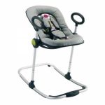 Balansoar pentru bebelusi, Beaba, Lounger Up &amp; Down, gri