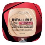Pudra Compacta - L&#039;Oreal Paris Infaillible 24H Fresh Wear Foundation In A Powder, nuanta 130 True Beige, 9 g