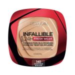Pudra Compacta - L&#039;Oreal Paris Infaillible 24H Fresh Wear Foundation In A Powder, nuanta 140 Golden Beige, 9 g