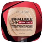 Pudra Compacta - L&#039;Oreal Paris Infaillible 24H Fresh Wear Foundation In A Powder, nuanta 20 Ivory, 9 g