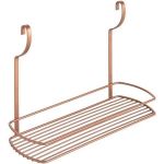 Suport suspendat pentru recipiente si accesorii bucatarie City Copper, finisaj cupru, 35x13x26 cm