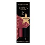 Ruj de Buze Lichid - Max Factor Lipfinity, Lip Colour + Top Coat, nuanta 086 Superstar, 1 pachet