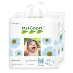 Scutece biodegradabile, ecologice, Nateen Premium Line, Medium (marimea 3, 4-9 kg), 18 buc