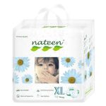 Scutece biodegradabile, ecologice, Nateen Premium Line, XL (marimea 5, 12-25 kg), 14 buc