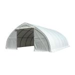 Hala semirotunda 8x12m - 96 M&sup2;, Alb - Corturi24