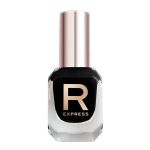 Lac de Unghii - Makeup Revolution High Gloss Nail Varnish, nuanta Midnight Black, 10 ml