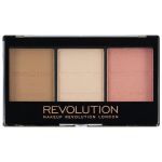 Paleta pentru Contur - Makeup Revolution Ultra Sculpt &amp; Contour Kit, nuanta Ultra Fair C01, 1 buc