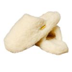 Papuci de casa pentru barbati din lana pura, 100% naturala, marime 42-45 EU