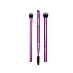 Set 3 Pensule pentru Aplicarea Fardului de Ochi - Real Techniques Eye Shade &amp; Blend Makeup Brush Trio, 1 buc