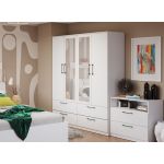 Dulap Snow Alb - C164/04 cu oglinda
