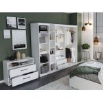 Dulap Nordis 210 usi alb/oglinda
