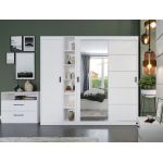 Set Mobila Dormitor Nordis Alb C22 cu oglinda