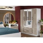 Dulap Relax Alb / Stejar k02 - C165/03 cu oglinda