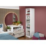 Dulap Relax Alb / Stejar k02 - C41