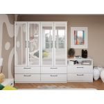 Dulap Snow Alb - C164/06 cu oglinda