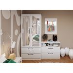 Dulap Snow Alb - C83/03 cu oglinda