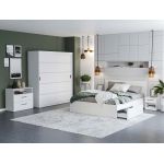Dulap Nordis 184 usi albe