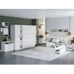 Set Mobila Dormitor Nordis Alb C25 tapitat