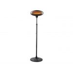 Incalzitor pentru terasa Beper, 2000 W, 50x50x178.5-211 cm, ABS/metal, negru