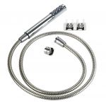 Para de dus cu furtun pentru chiuveta, Wenko, Duo Hook, 170 x 2.7 x 2.7 cm, inox/plastic