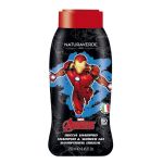 Sampon si Gel de Dus pentru Copii cu Musetel si Galbenele - Naturaverde Kids Avengers Shampoo&amp;Shower Gel, 250 ml