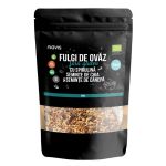 Fulgi de Ovaz Fini, Fara Gluten cu Spirulina, Chia si Seminte de Canepa Ecologici - Niavis, 200 g