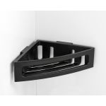 Suport acesorii, Wenko, Bralia, 35 x 8.5 x 20 cm, plastic, negru