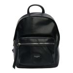 Rucsac Felicia Simplu Negru Cu Buzunar Frontal