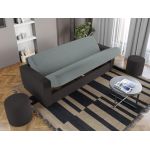 Canapea Extensibila Corsica Vernil / Gri Antracit
