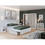 Set Mobila Dormitor Forest C12 cu oglinda
