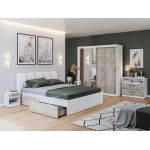 Set Mobila Dormitor Forest C16 tapitat / oglinda