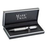 Pix Mark Twain, design carbon argintiu, mina mare albastra in penar
