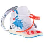 Breloc pentru chei, Nike Air Jordan Air, figurina 3D, 50x30 mm, fabricat din cauciuc si pvc, realizat si pictat manual, AJ1