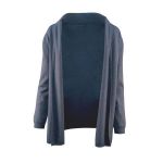 Cardigan, Univers Fashion, tricotat fin, albastru melange, L-XL