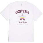 Tricou unisex Converse All Star Chuck Taylor Retro 10025627-102, XS, Alb