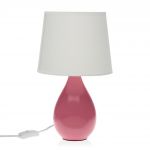 Lampa de masa Roxanne, Versa, 20 x 35 cm, ceramica, roz