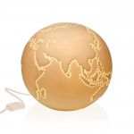 Lampa de masa World, Versa, 21 x 21 x 18.5 cm, 1 x E14, portelan