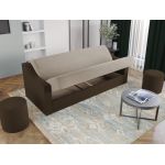 Canapea Iris Crem / Maro