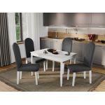 Set 4 Scaune Grand Gri Inchis