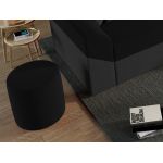 Taburet Smart Tapitat Negru