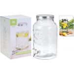 Dispenser pentru bauturi Beverage, 5.5 L, 18x31 cm, sticla, transparent