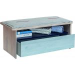 Banca, Çilek, Trio Ottoman With Drawer, 98x43x43 cm, Multicolor