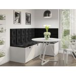 Panou decorativ tapitat - patrat cu buton Roz