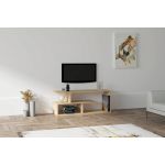 Comoda TV, Puqa Design, Cafu, 100x40x29.6 cm, PAL, Maro