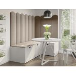 Panou decorativ tapitat - arcada Bej / Cappuccino