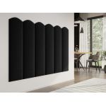 Panou decorativ tapitat - arcada Negru