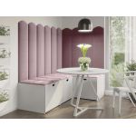 Panou decorativ tapitat - arcada Bej / Cappuccino