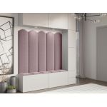 Panou decorativ tapitat - arcada Roz